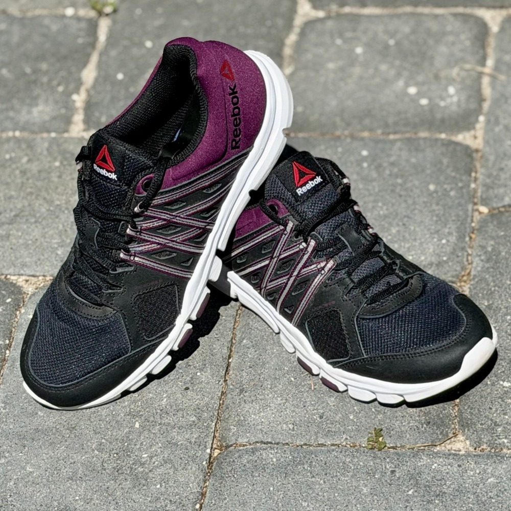 Reebok Yourflex Trainette 8.0 Training Shoes Womens 9 Sneakers Mesh Black AR1297